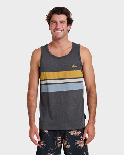 Og Stripe Tank - Charcoal Heather