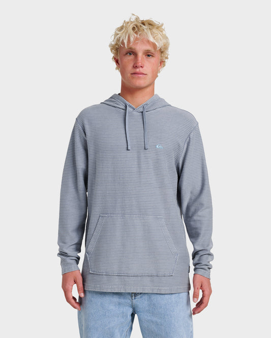 Alamitos Long Sleeve Hooded Top - China Blue
