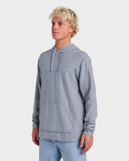 Alamitos Long Sleeve Hooded Top - China Blue