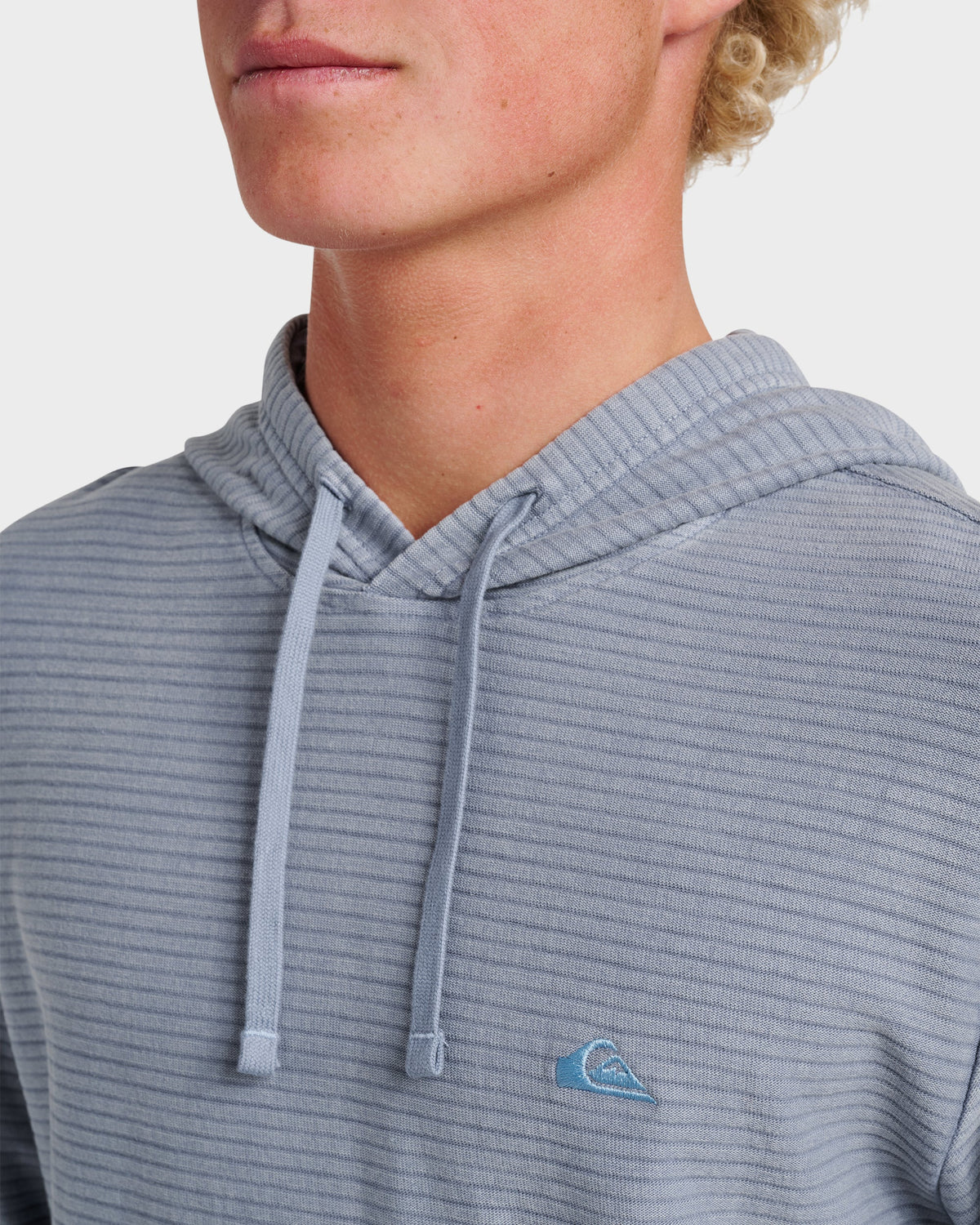 Alamitos Long Sleeve Hooded Top - China Blue