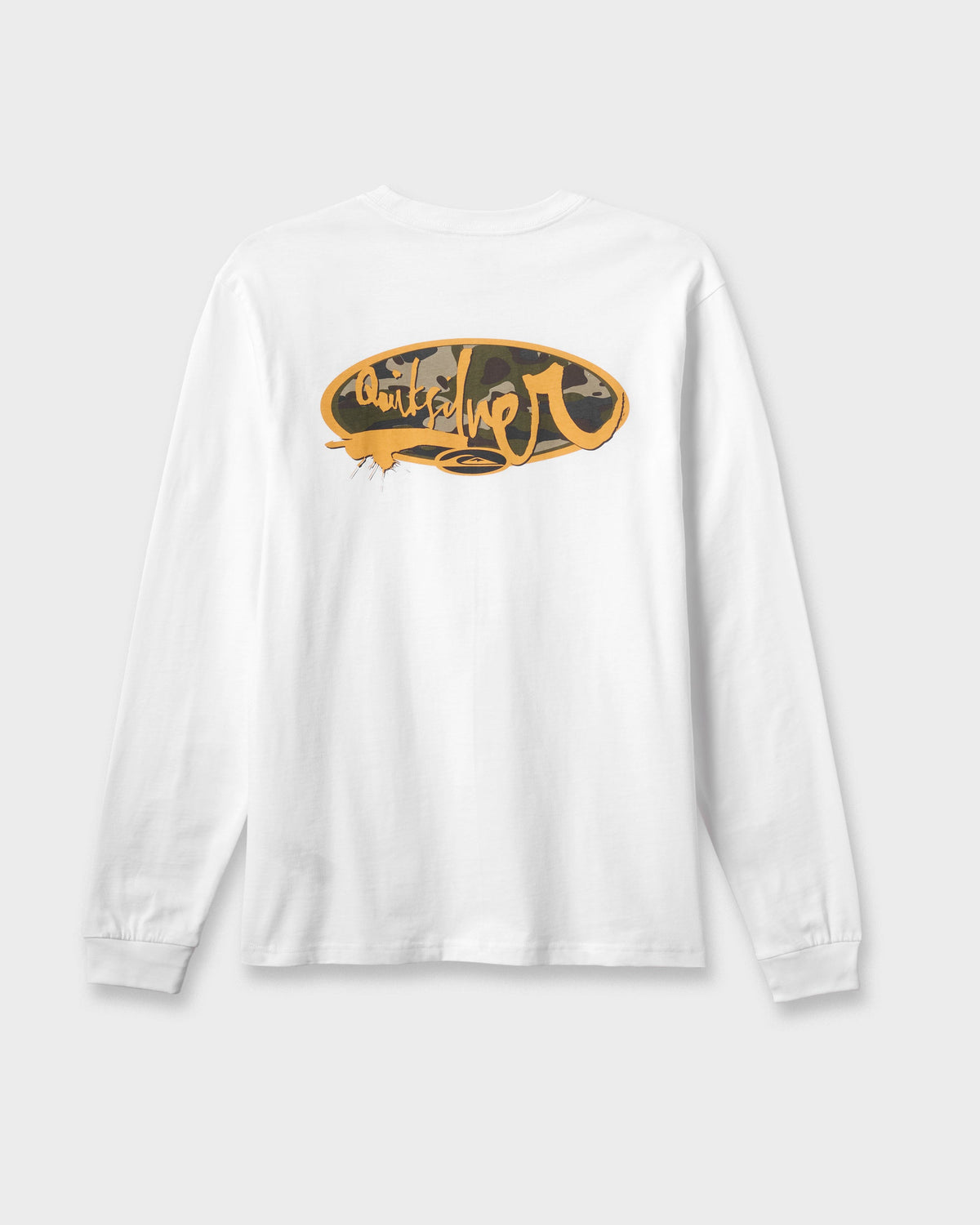Impaired Camo Long Sleeve T-shirt - White