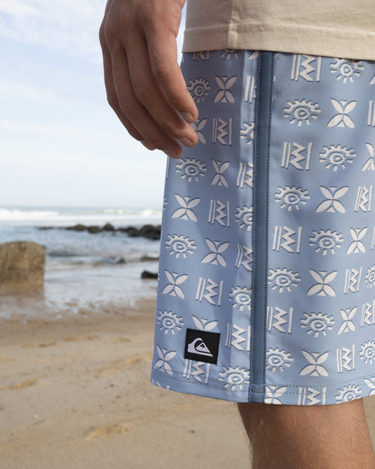 Surfsilk Etched 19" Boardshorts - Ashley Blue