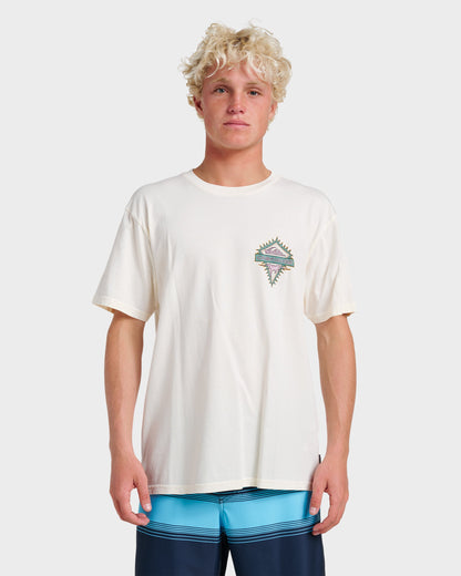 Liberty Spikespigment Dye T-Shirt - Snow White