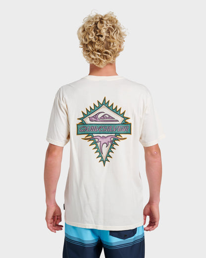 Liberty Spikespigment Dye T-Shirt - Snow White