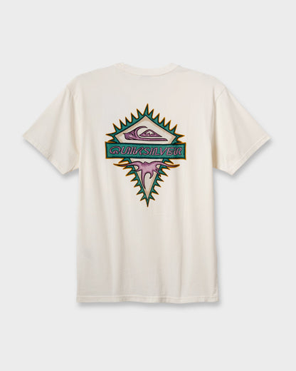 Liberty Spikespigment Dye T-Shirt - Snow White