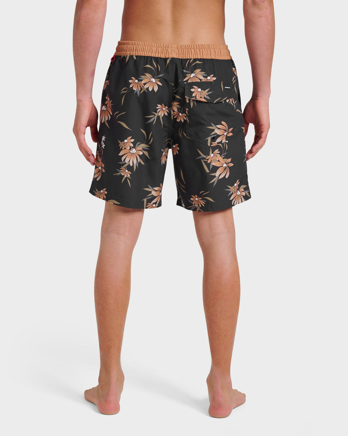 Everyday Coastal Flora 17" Swim Trunks - Black