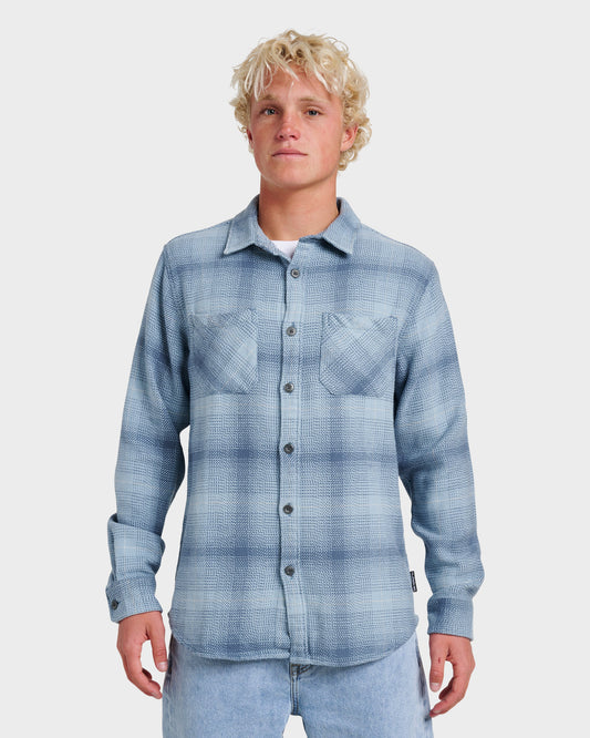 Dna Flannel Shirt - China Blue