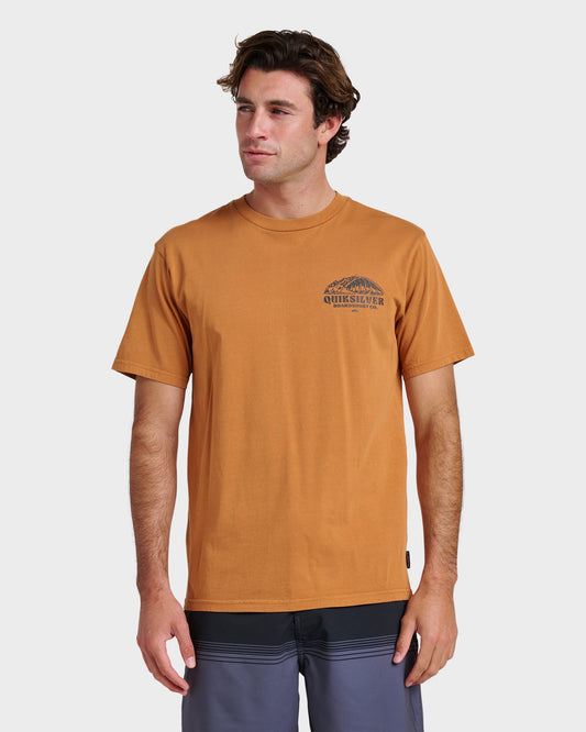 Going Leftpigment Dye T-Shirt - Almond