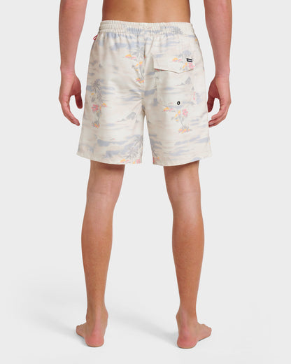 Everyday Tropical Surf 17" Swim Trunks - Moonstruck