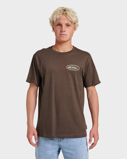 Stadium Emblem Classic T-shirt - Chocolate Brown