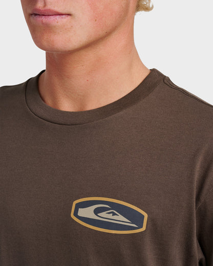 Stadium Emblem Classic T-shirt - Chocolate Brown