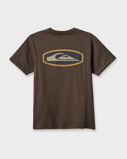 Stadium Emblem Classic T-shirt - Chocolate Brown