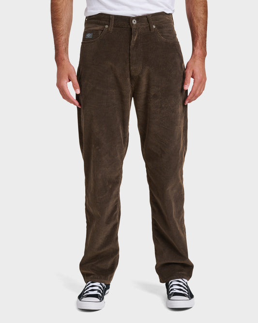 Landers Cord Pants - Chocolate Brown