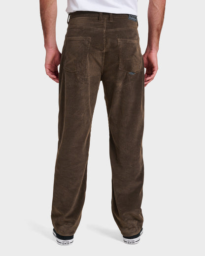 Landers Cord Pants - Chocolate Brown