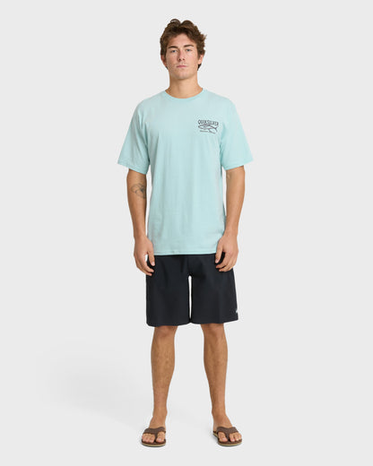 Waterman Deep Waters Classic T-shirt - Sterling Blue