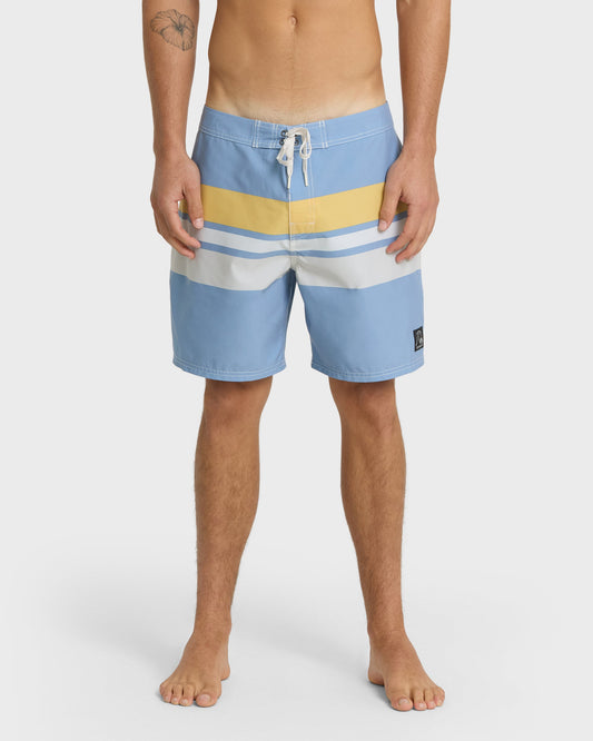 Original Straight Leg 18" Boardshorts - Ashley Blue