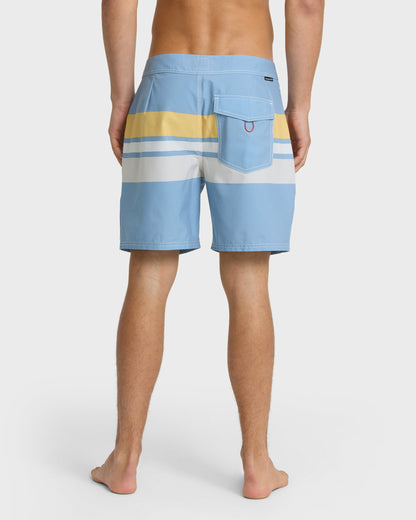 Original Straight Leg 18" Boardshorts - Ashley Blue
