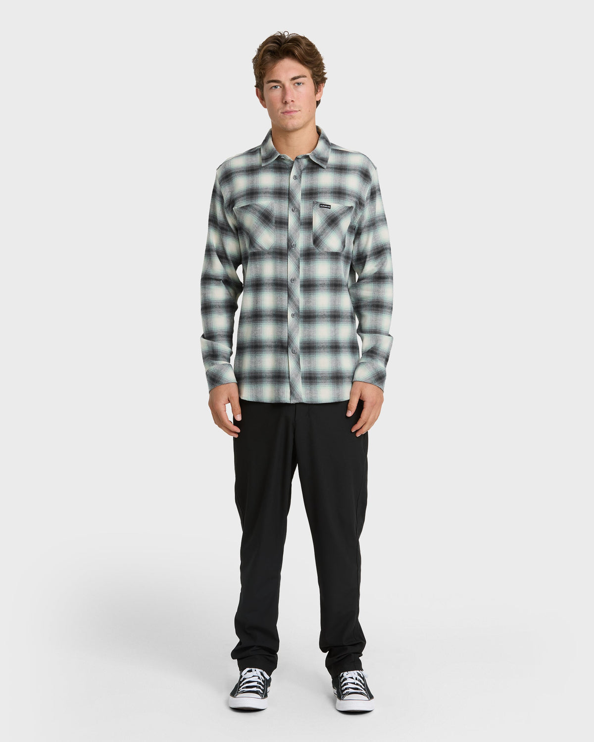 Terrace Stretch Flannel Shirt - Moonstruck
