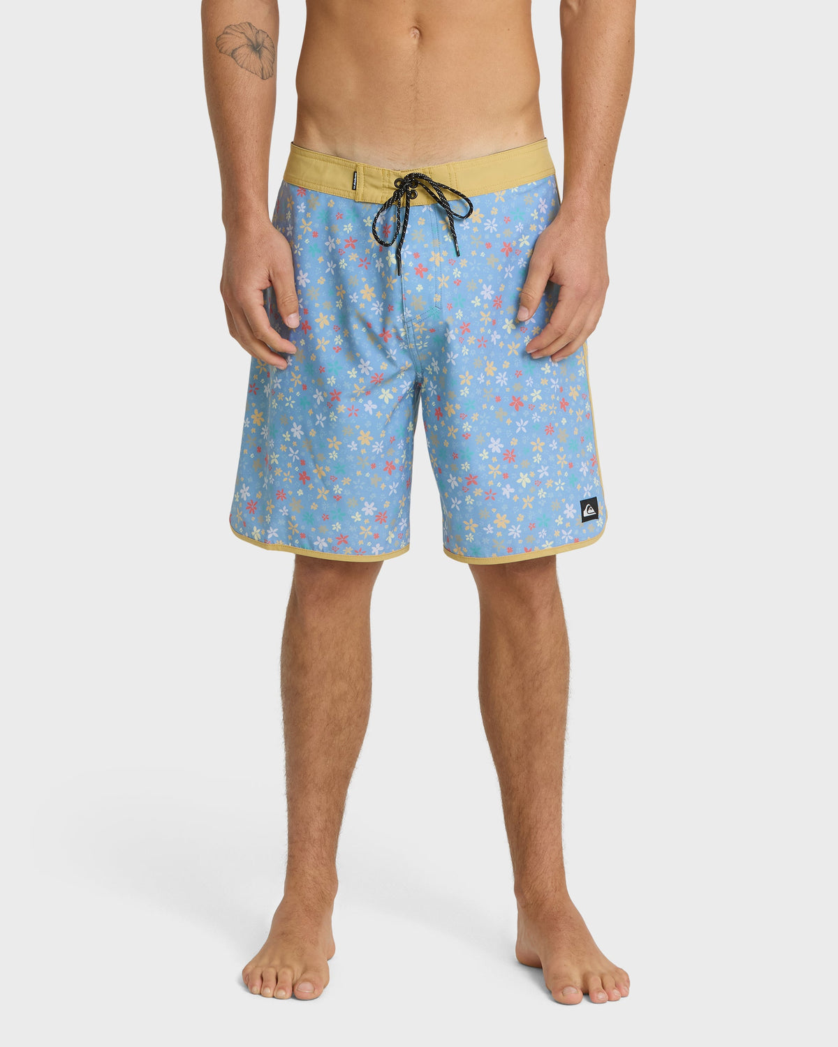 Surfsilk Scallop Ditsy 19" Boardshorts - Ashley Blue