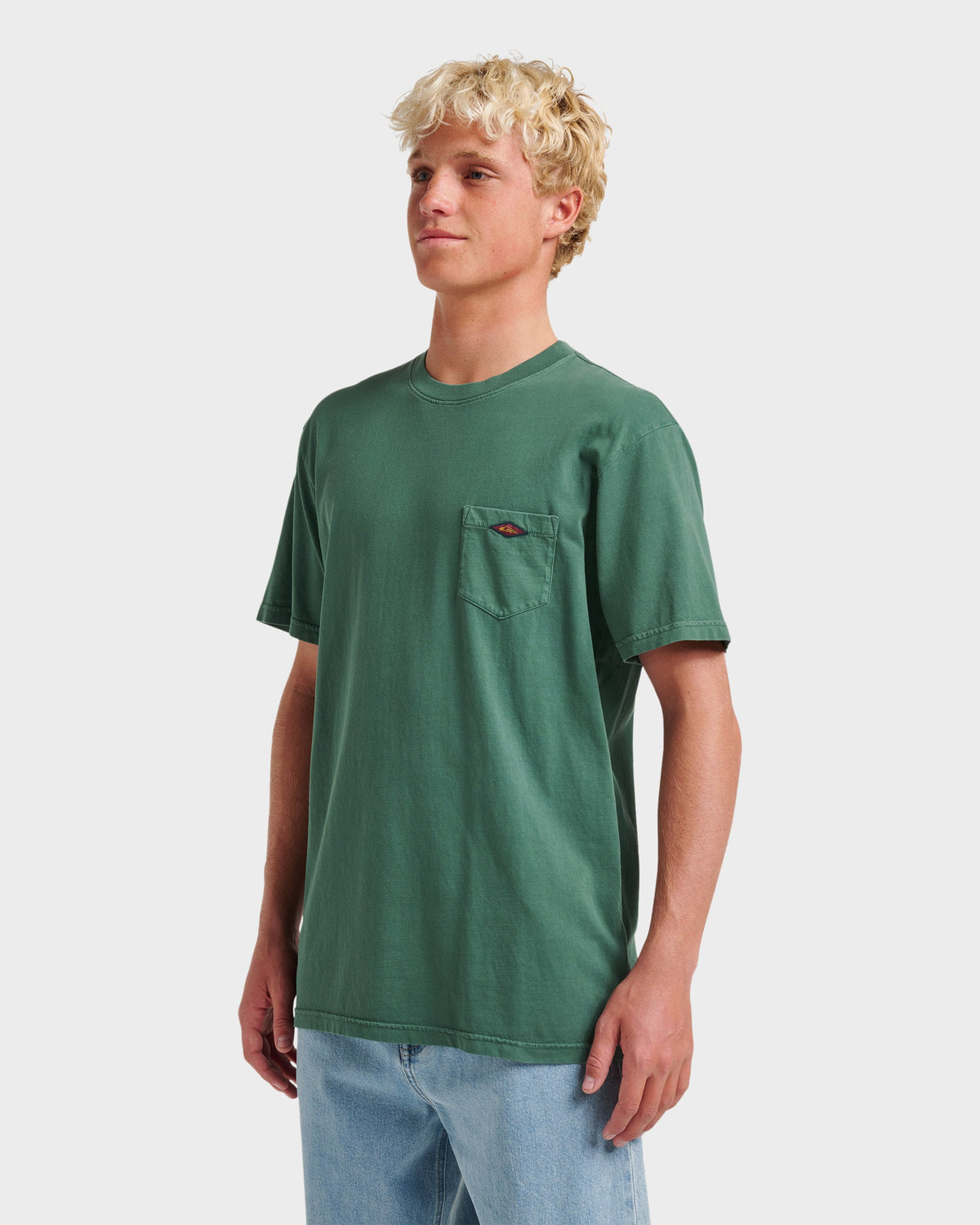 Saltwater Pocket Tee - Trekking Green