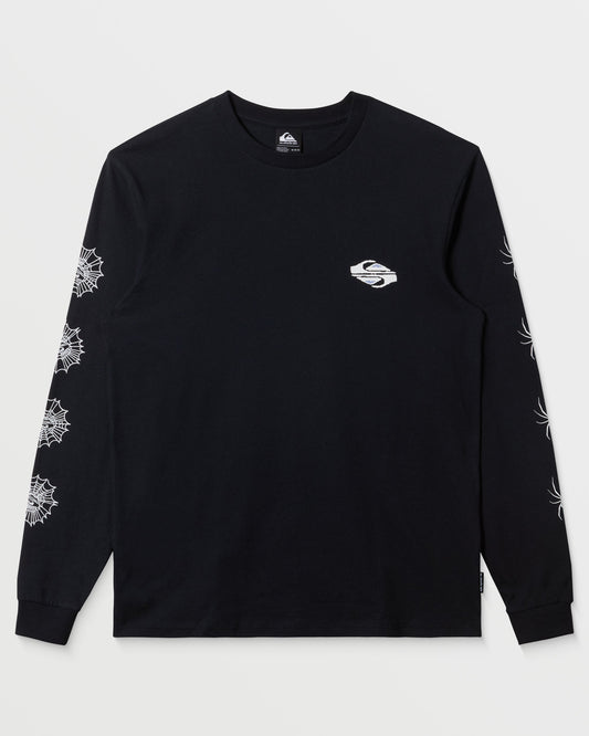 Webbed Long Sleeve T-Shirt - Black