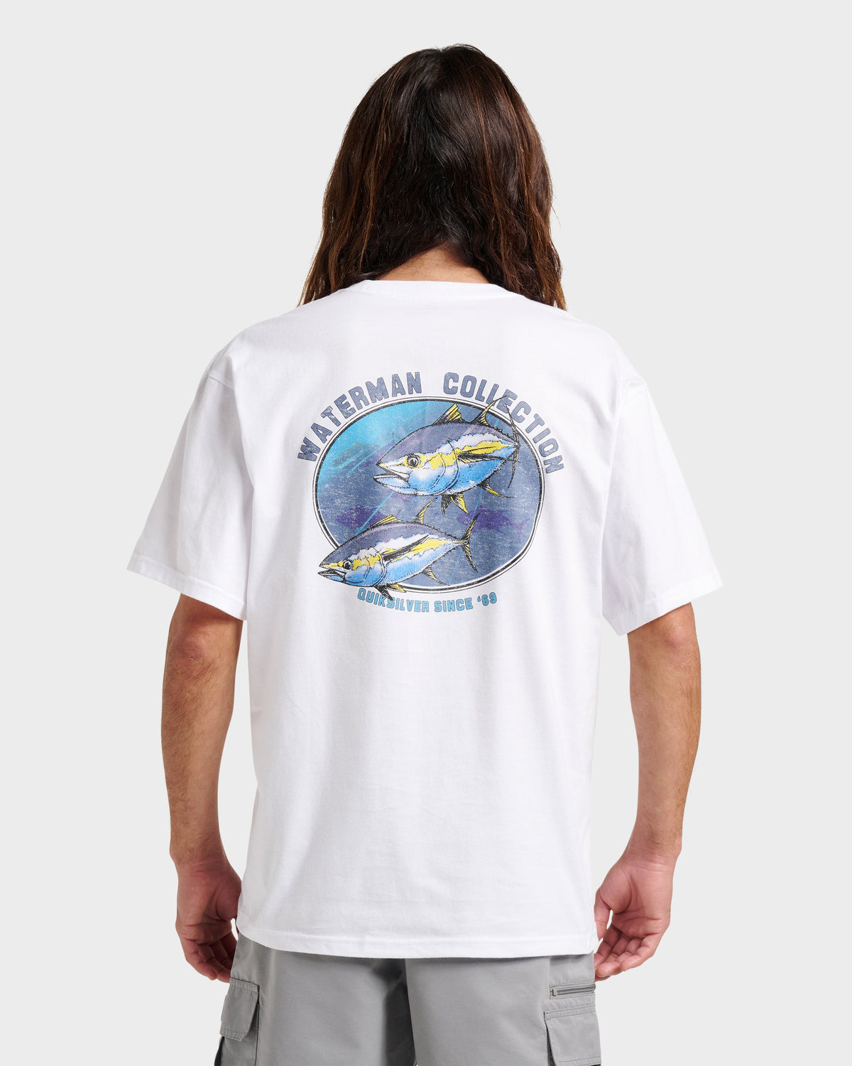 Waterman Double Ahi Classic T-shirt - White