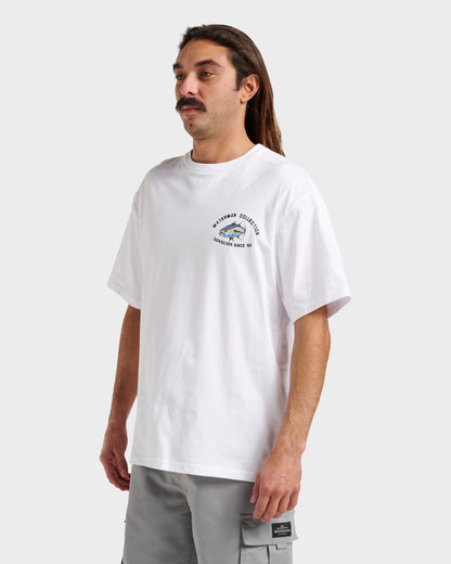 Waterman Double Ahi Classic T-shirt - White