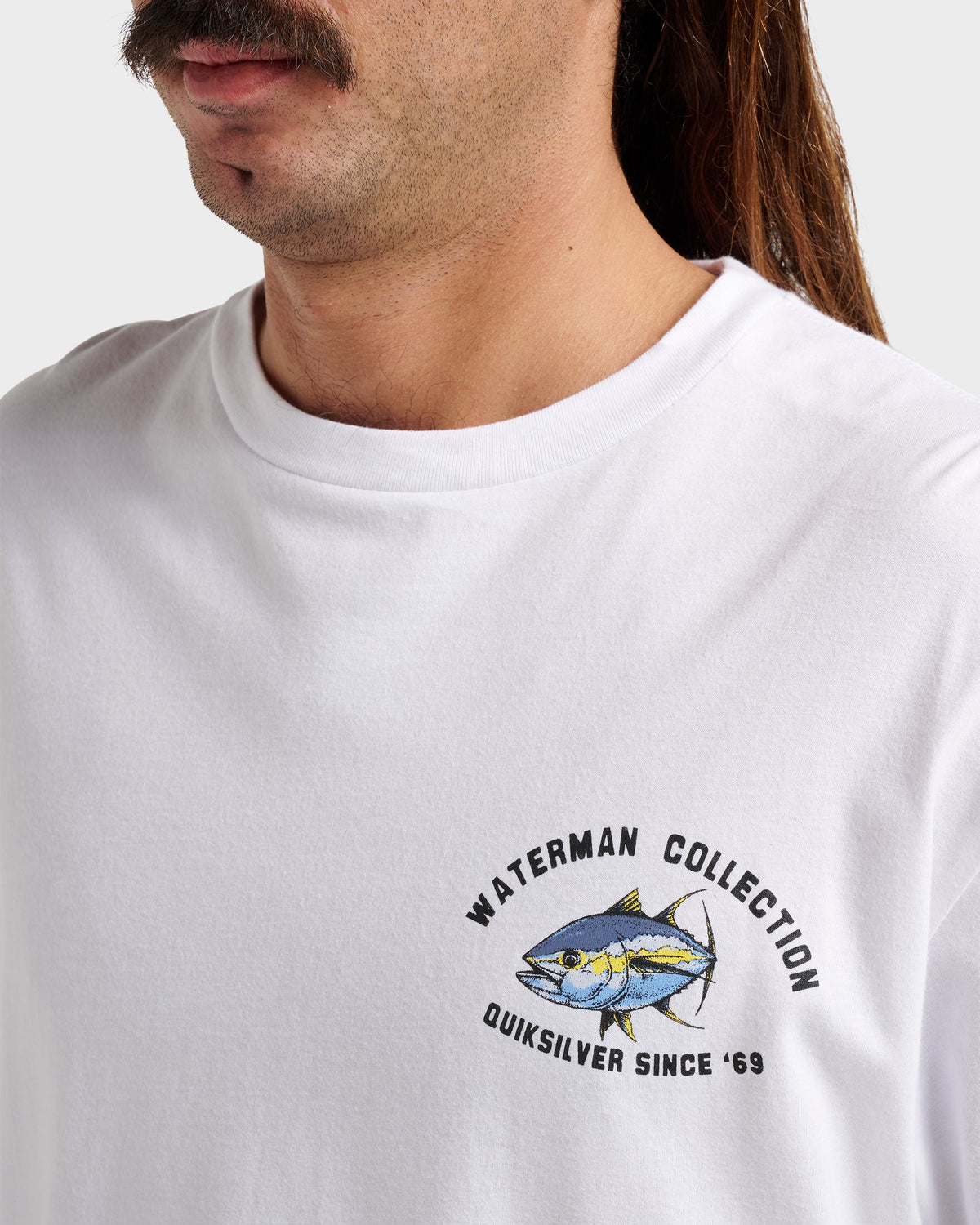 Waterman Double Ahi Classic T-shirt - White