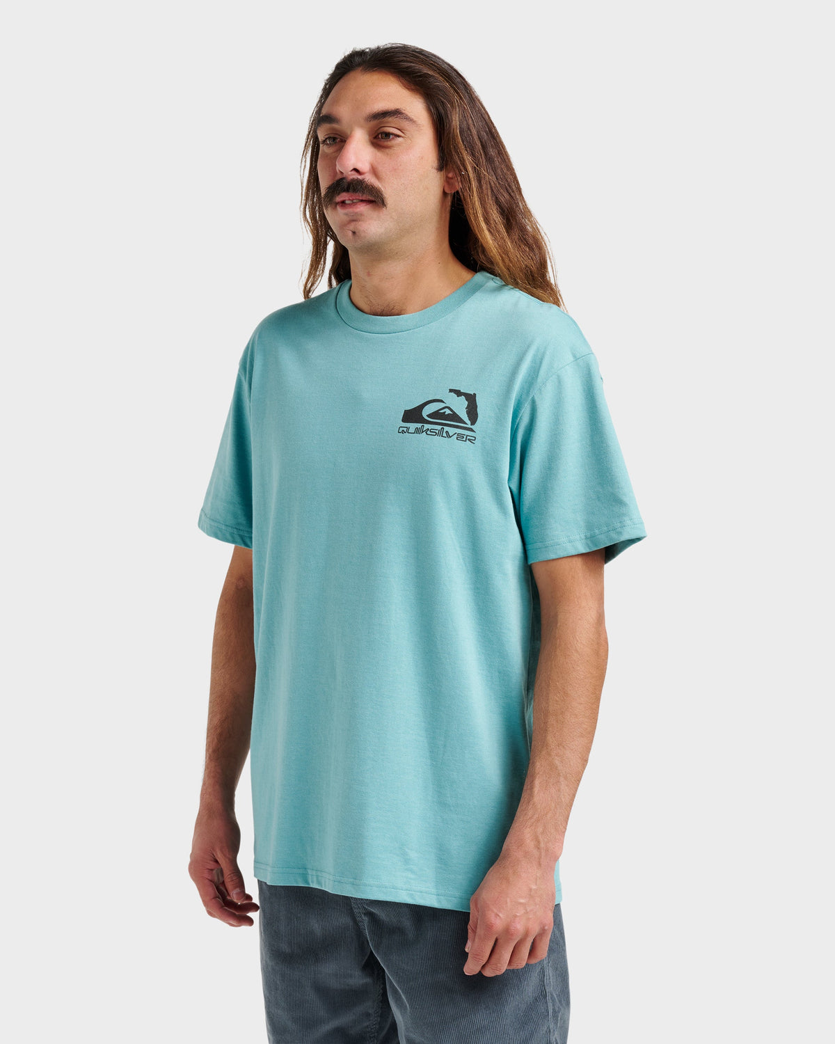 Fl Florida Lookout Point Classic T-shirt - Dusty Turquoise Heather