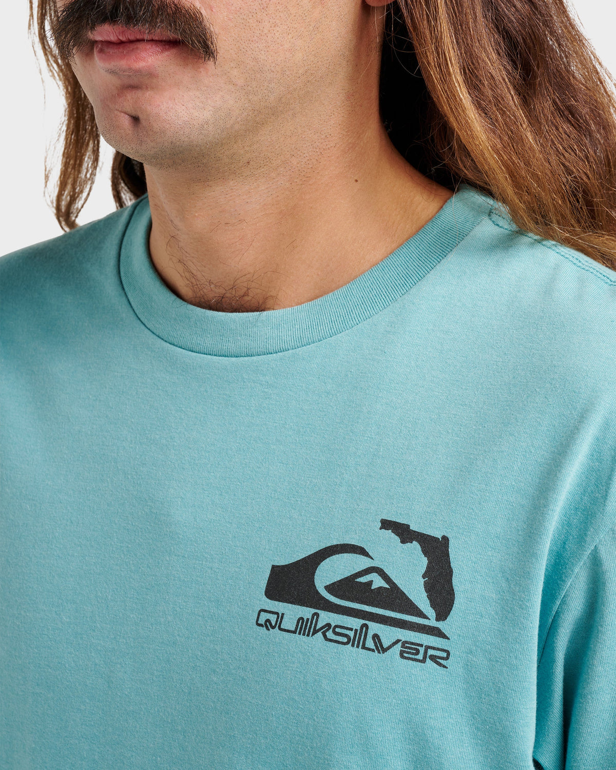 Fl Florida Lookout Point Classic T-shirt - Dusty Turquoise Heather