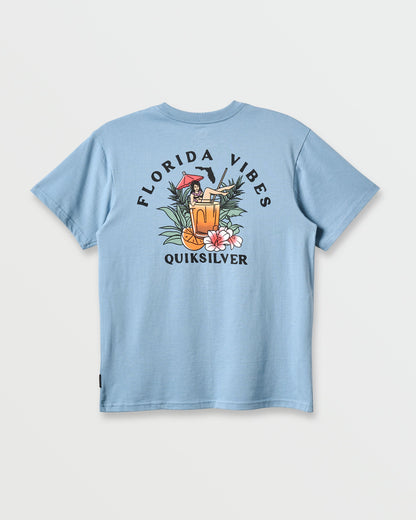 Fl Florida Vibes Classic T-shirt - Ashley Blue Heather