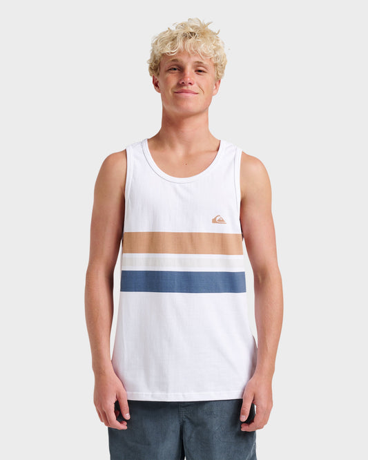 Og Stripe Tank - White