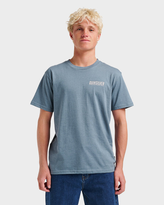 Ride Side Up Classic T-shirt - China Blue Heather