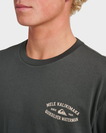 Waterman Tiki Holiday Classic T-shirt - Phantom