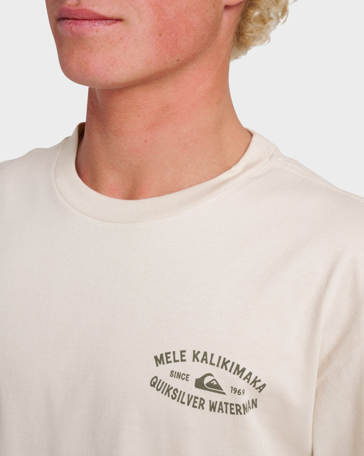 Waterman Tiki Holiday Classic T-shirt - Moonbeam