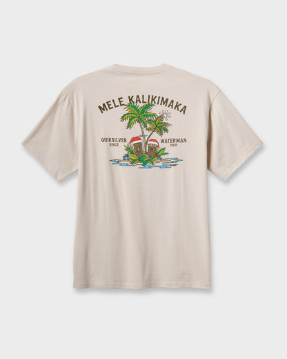 Waterman Tiki Holiday Classic T-shirt - Moonbeam