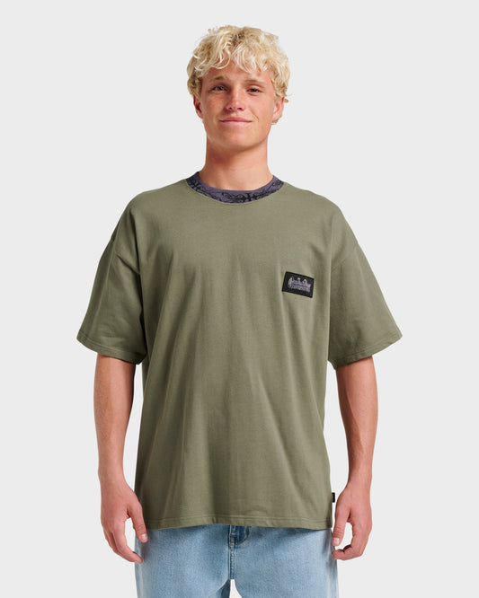 Mercury Ringer T-shirt - Dusty Olive