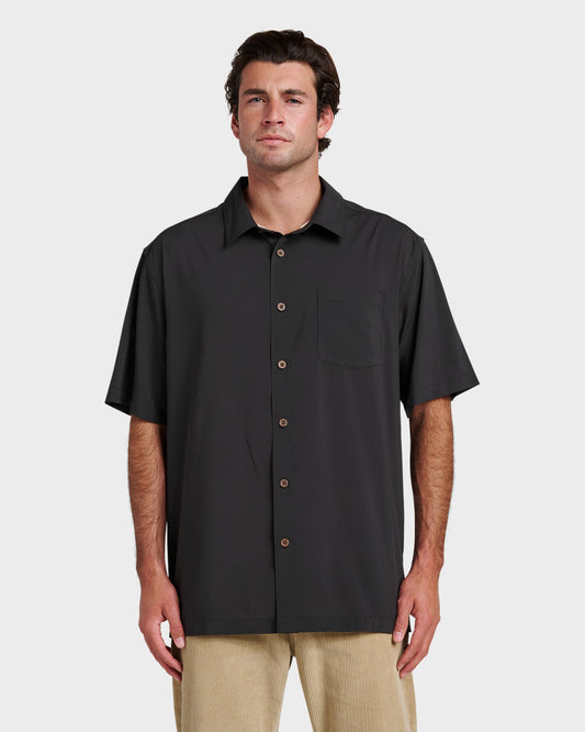 Chaser Short Sleeve Woven Shirt - Phantom