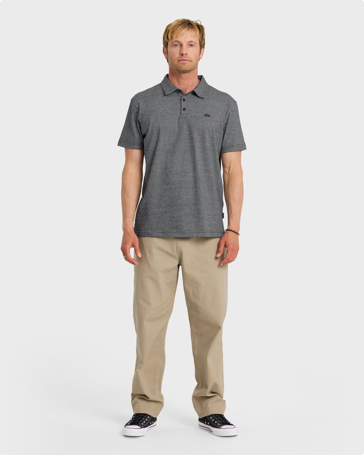 Sunset Cruise Polo Shirt - Black