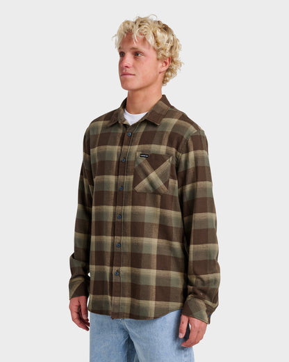 Penmar Check Flannel Shirt - Chocolate Brown