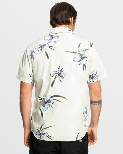 Apero Organic Classics Short Sleeve Shirt - Silver Birch Print