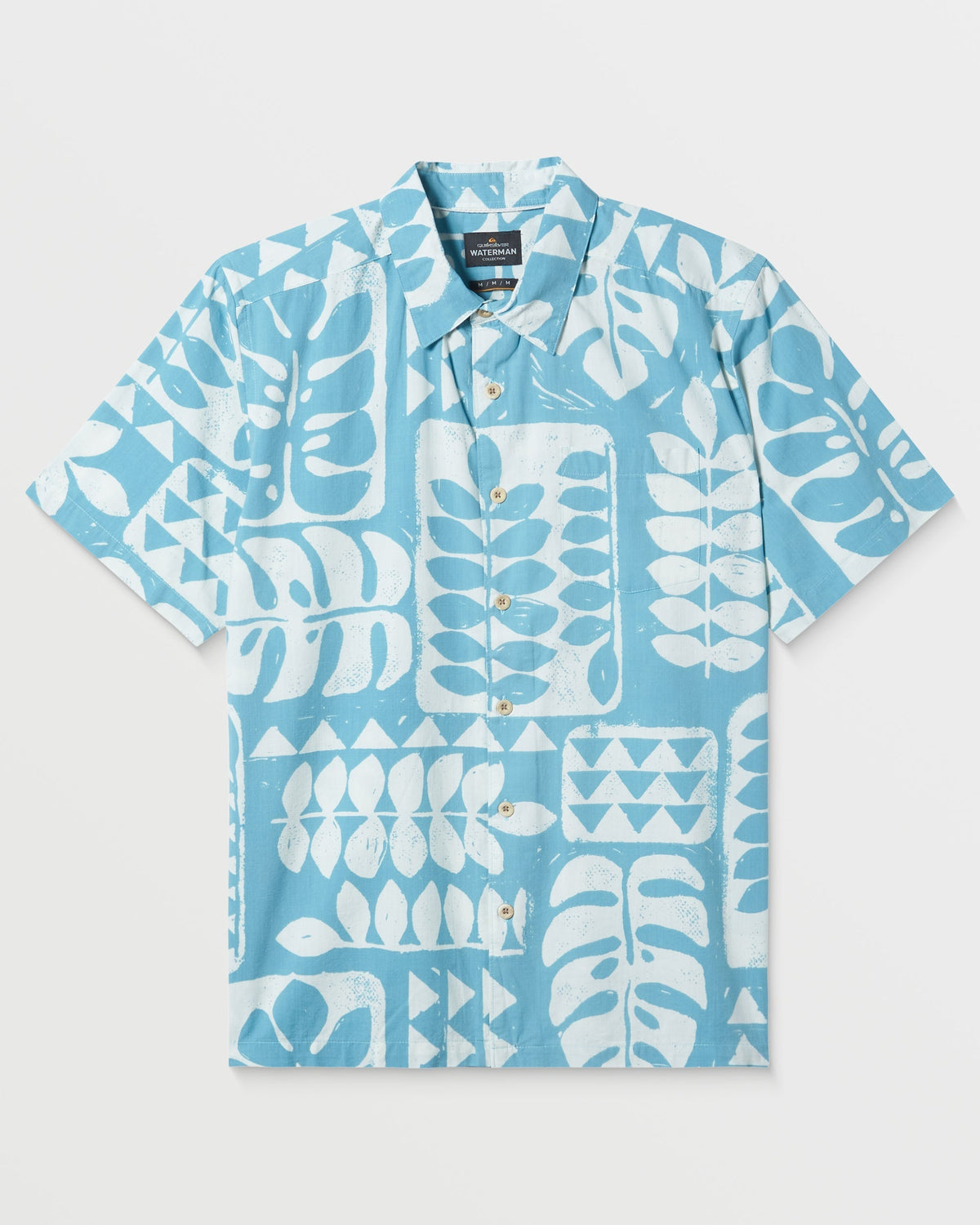 Waterman Turtle Island Shirt - Reef Waters Print