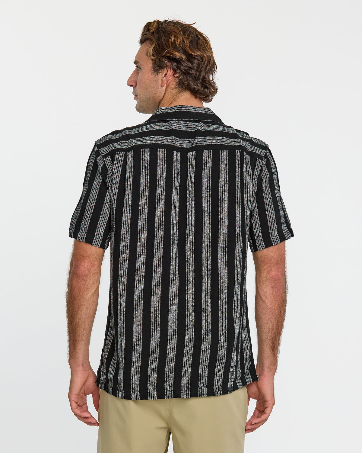 Nightfall Island Short Sleeve Shirt - Black