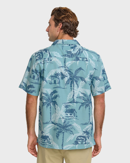 Waterman Off The Grid Shirt - Aqua