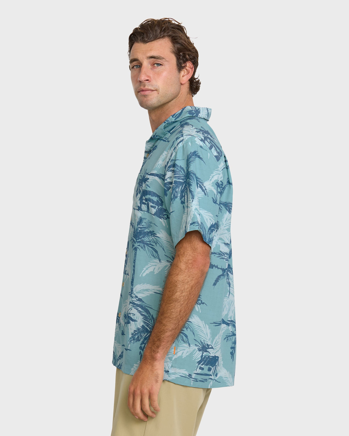 Waterman Off The Grid Shirt - Aqua