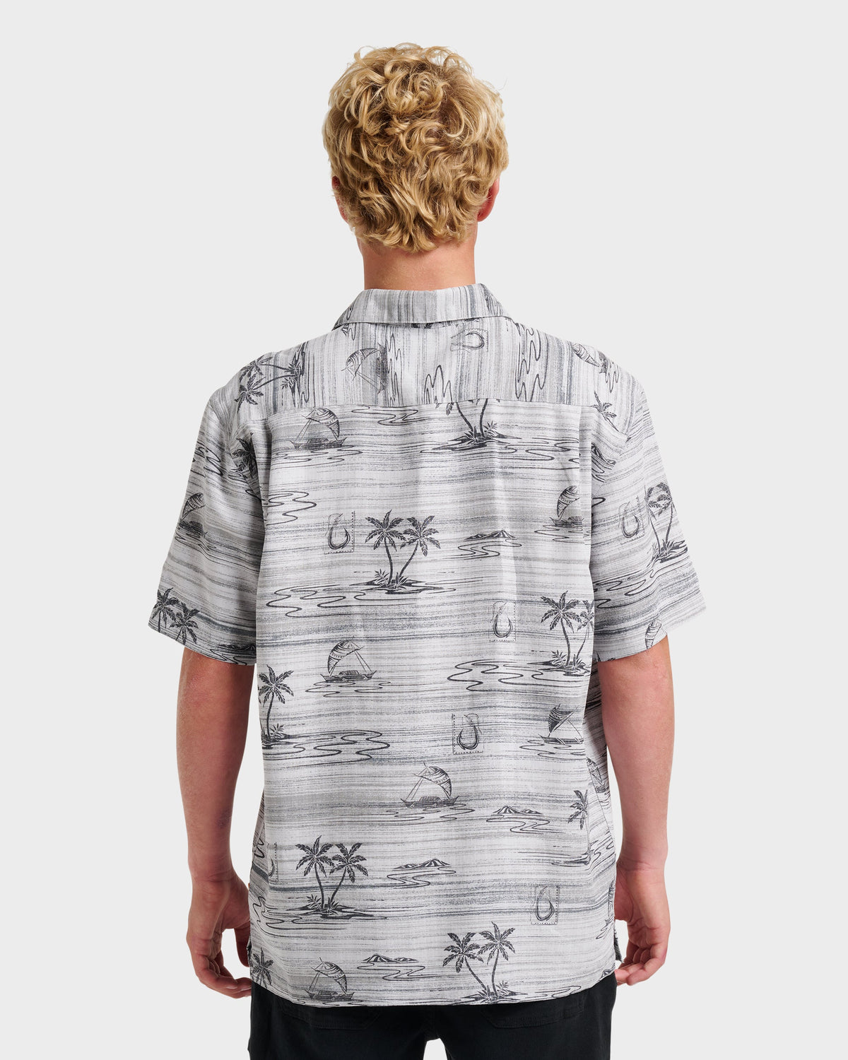 Waterman Island Daze Short Sleeve Shirt - Phantom