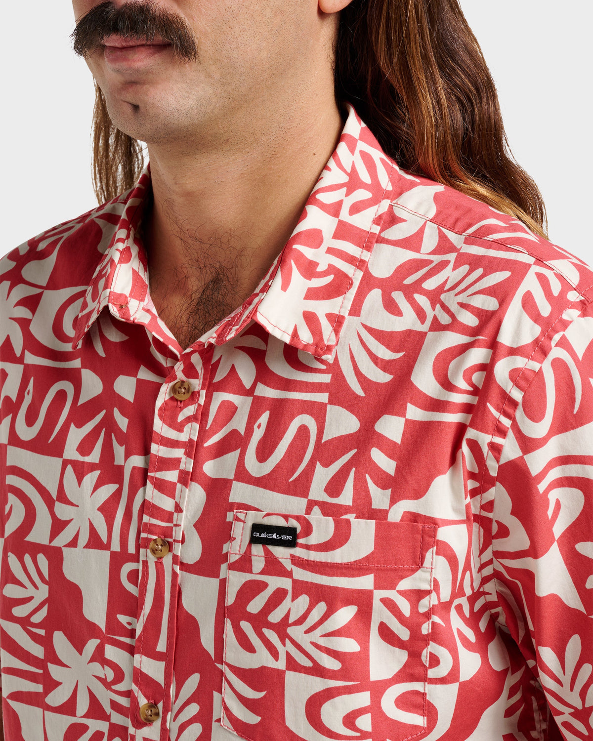 Terra Classic Stretch Short Sleeve Shirt - Mineral Red