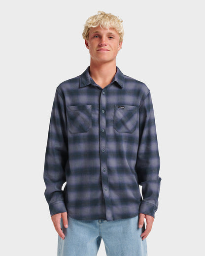 Terrace Stretch Flannel Shirt - Phantom