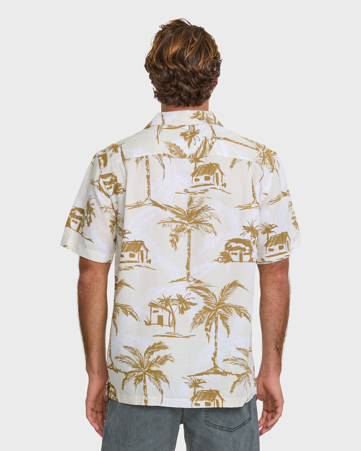 Waterman Off The Grid Shirt - Bone White