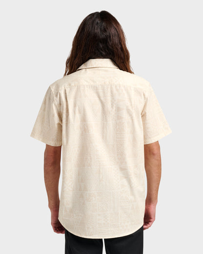 Makaha Classic Short Sleeve Shirt - Off White